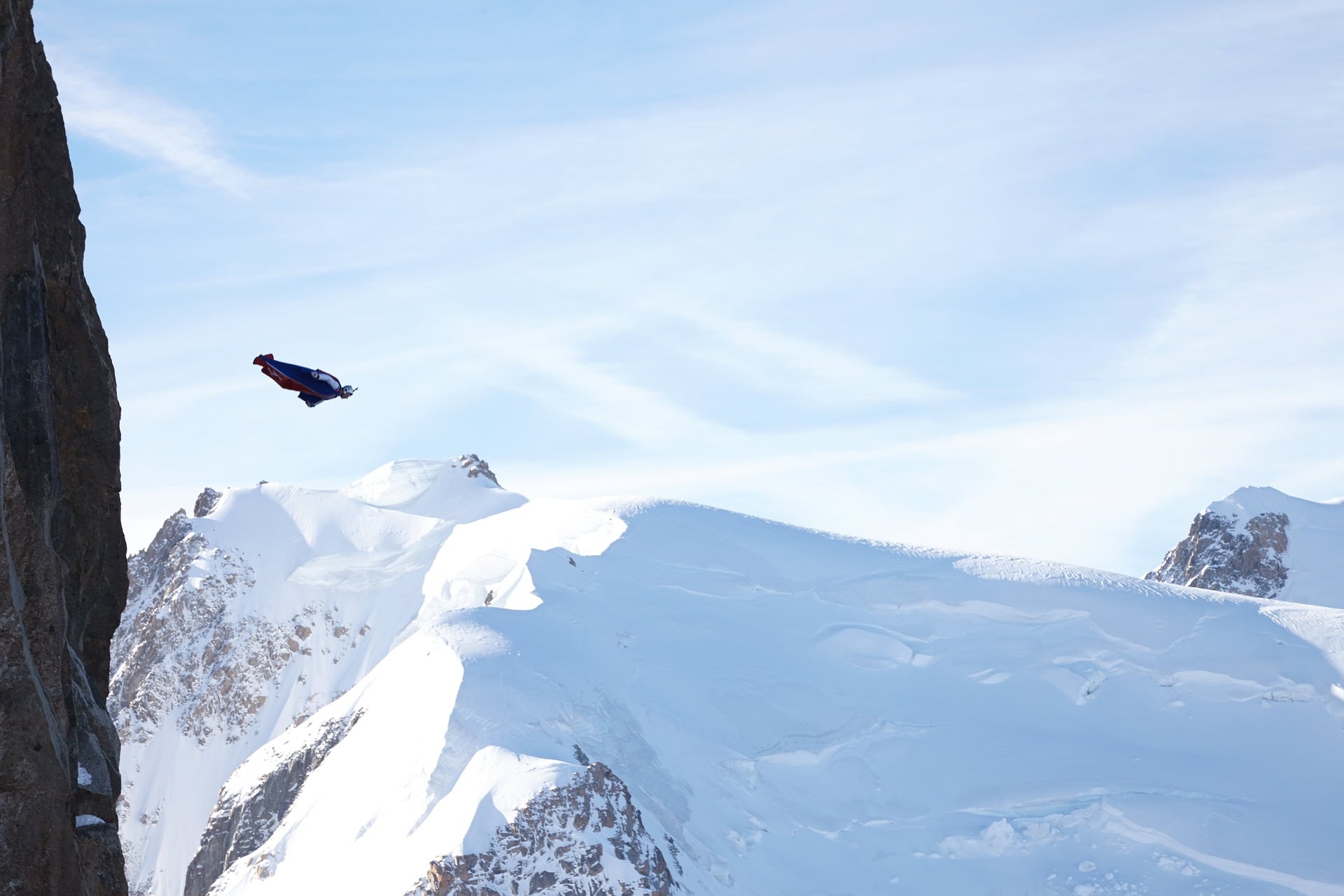 flying with a wingsuit
