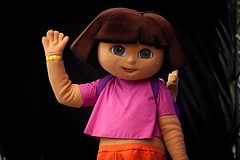 Dora the Explorer and Cartoon Characters