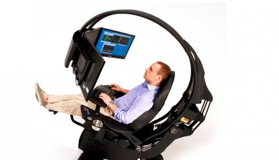 Would You Work at a Weird Office Workstation Like This?