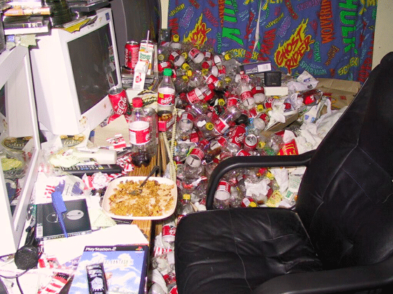 The Messy Workstation Weird Office Workstation