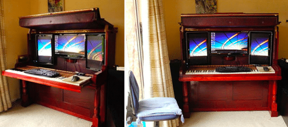 The Piano Workstation Weird Office Workstation