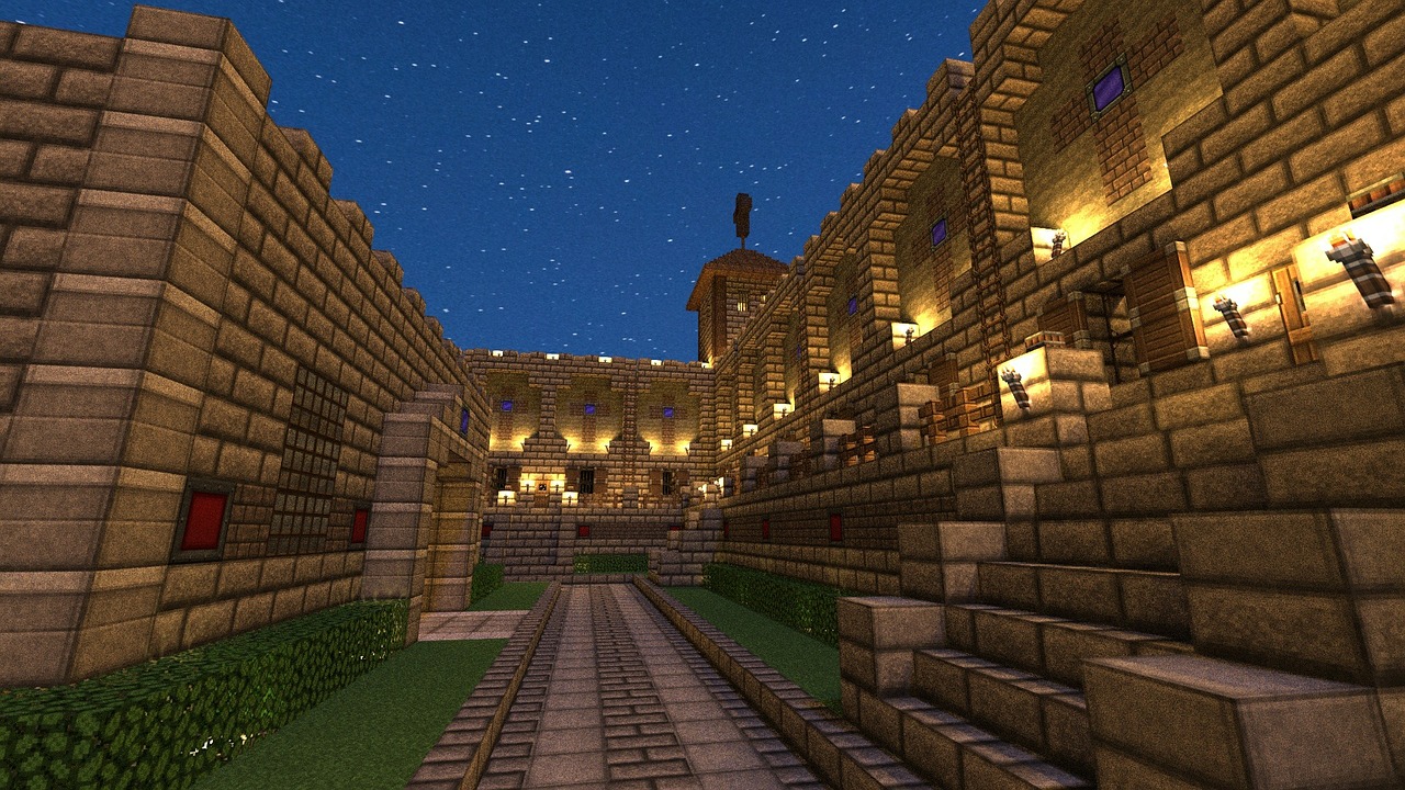 Minecraft render screenshot